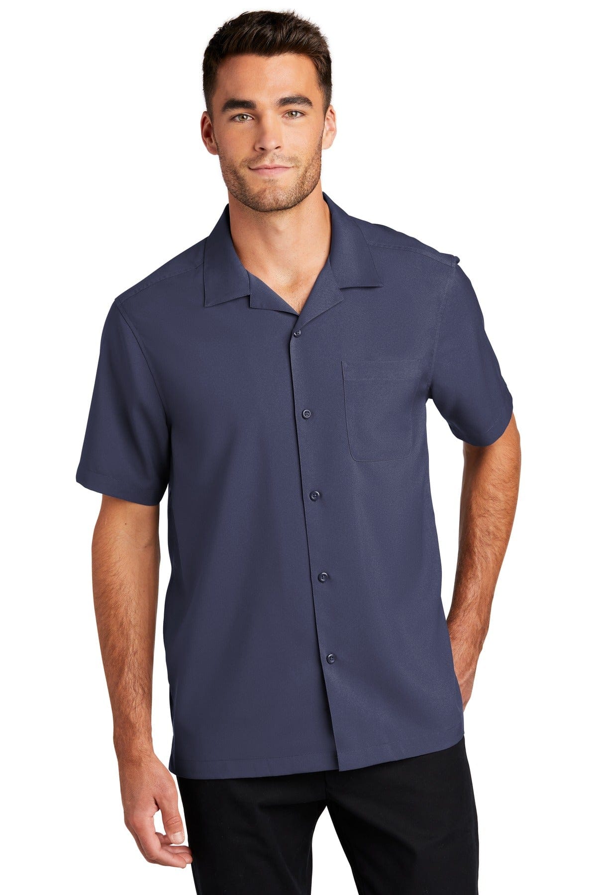 Port Authority Woven Shirts Port Authority Short Sleeve Performance Staff Shirt W400