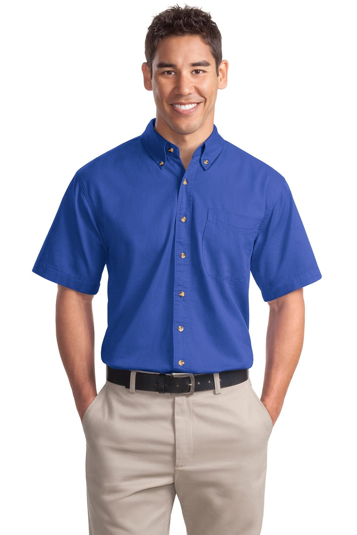 Port Authority Woven Shirts Port Authority Short Sleeve Twill Shirt. S500T