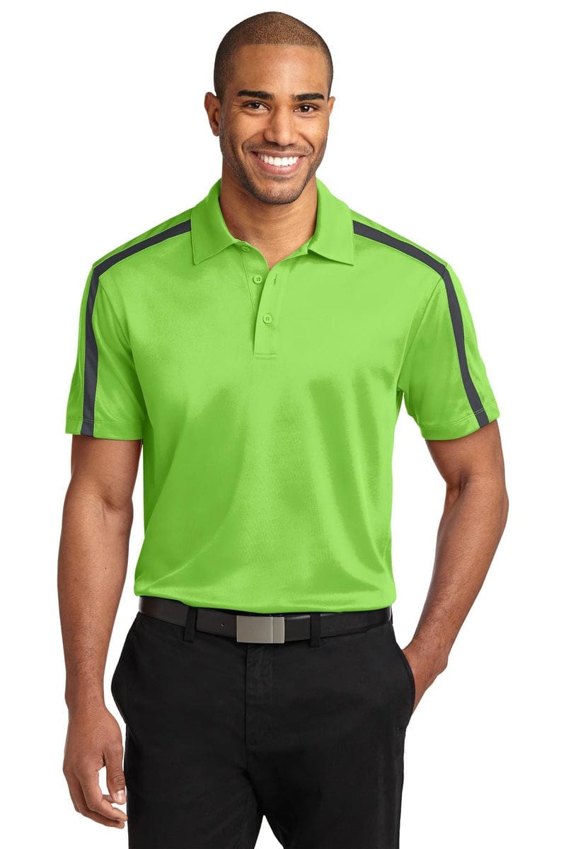 Port Authority Silk Touch Performance Colorblock Stripe Polo. K547 in 