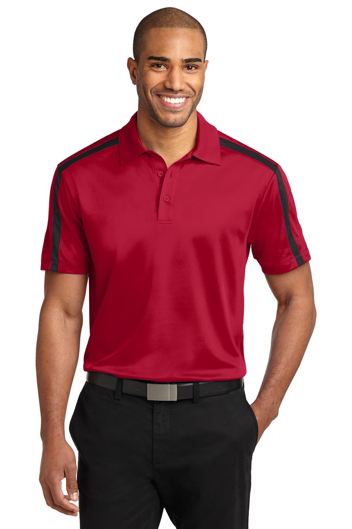 Port Authority Silk Touch Performance Colorblock Stripe Polo. K547 in 
