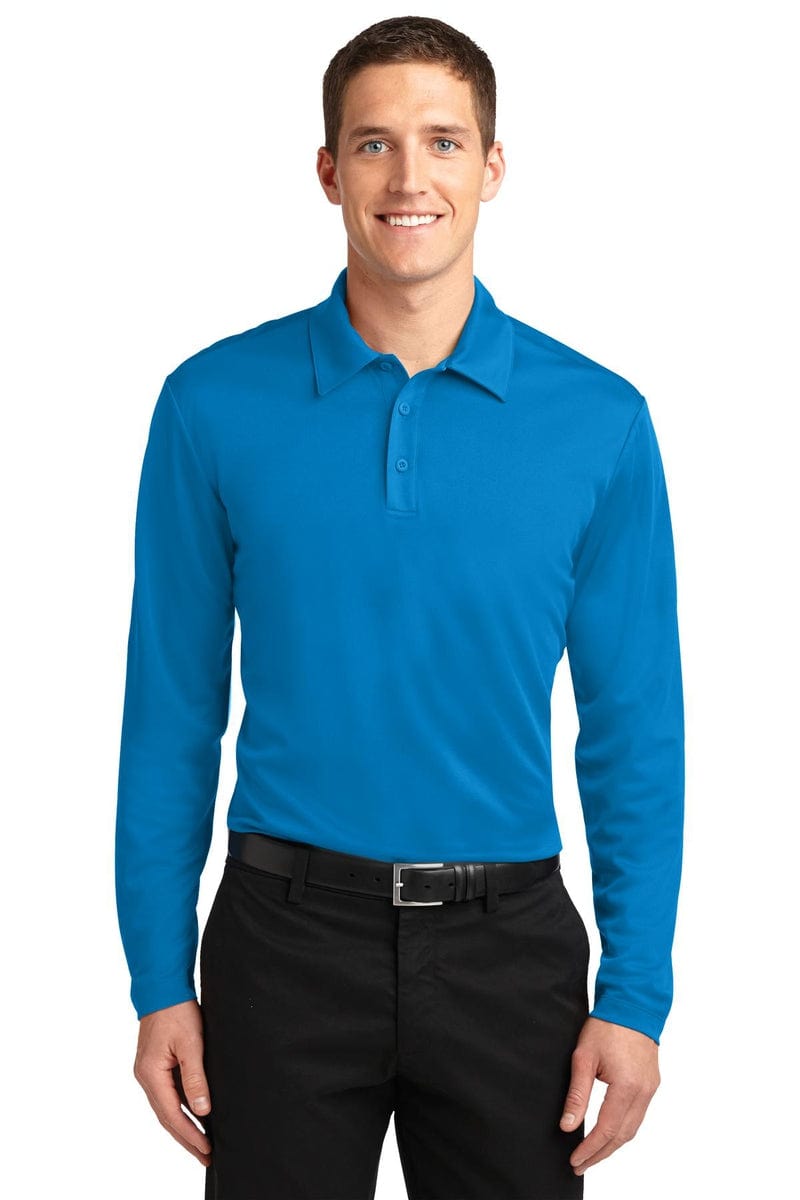 Port Authority Silk Touch Performance Long Sleeve Polo. K540LS in 
