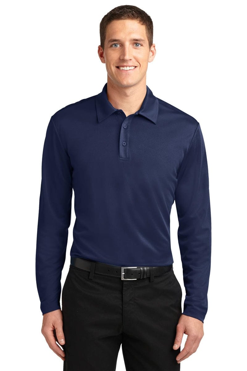 Port Authority Silk Touch Performance Long Sleeve Polo. K540LS in 