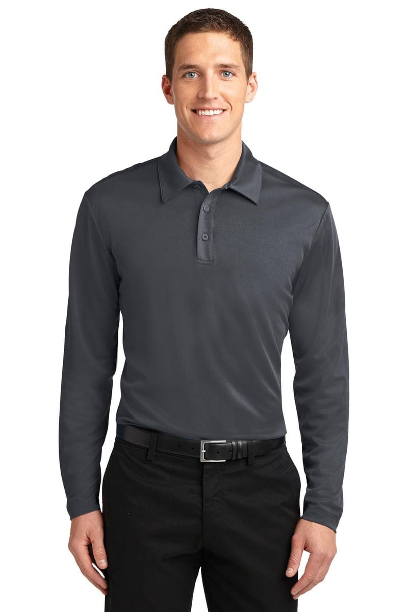 Port Authority Silk Touch Performance Long Sleeve Polo. K540LS in 