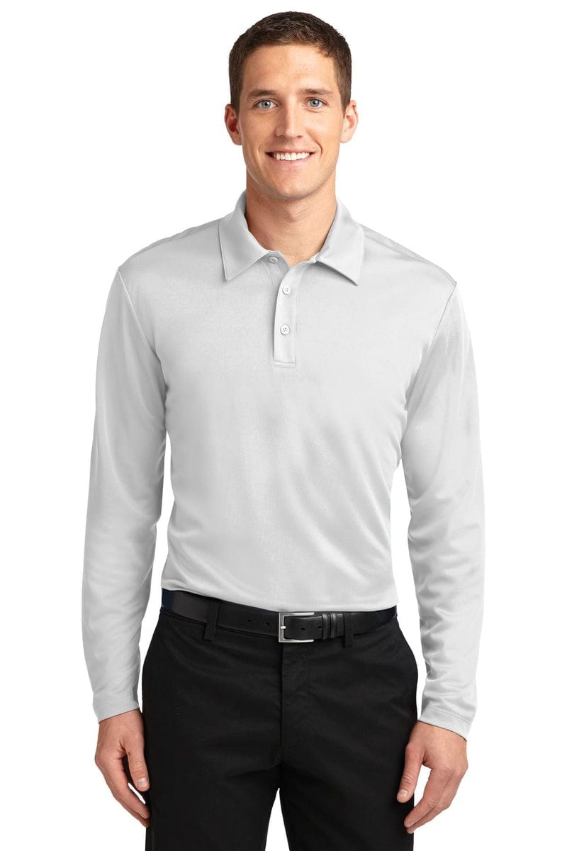 Port Authority Silk Touch Performance Long Sleeve Polo. K540LS in 