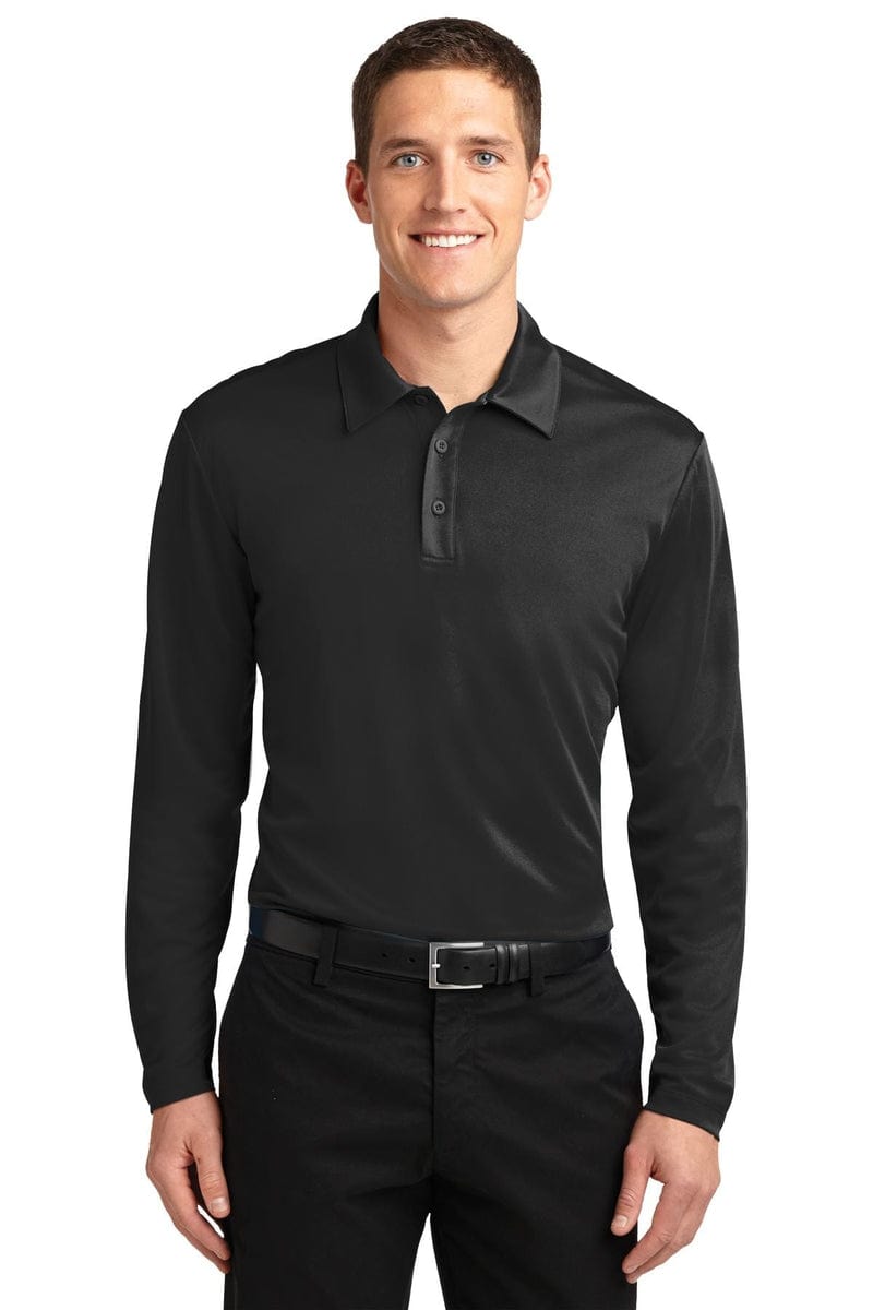 Port Authority Silk Touch Performance Long Sleeve Polo. K540LS in 
