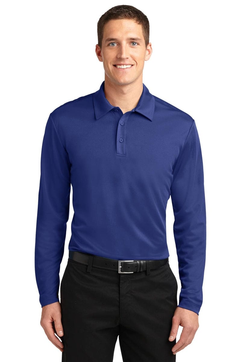 Port Authority Silk Touch Performance Long Sleeve Polo. K540LS in 