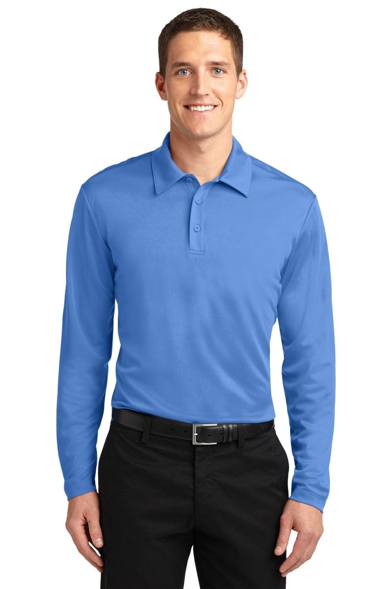 Port Authority Silk Touch Performance Long Sleeve Polo. K540LS in 