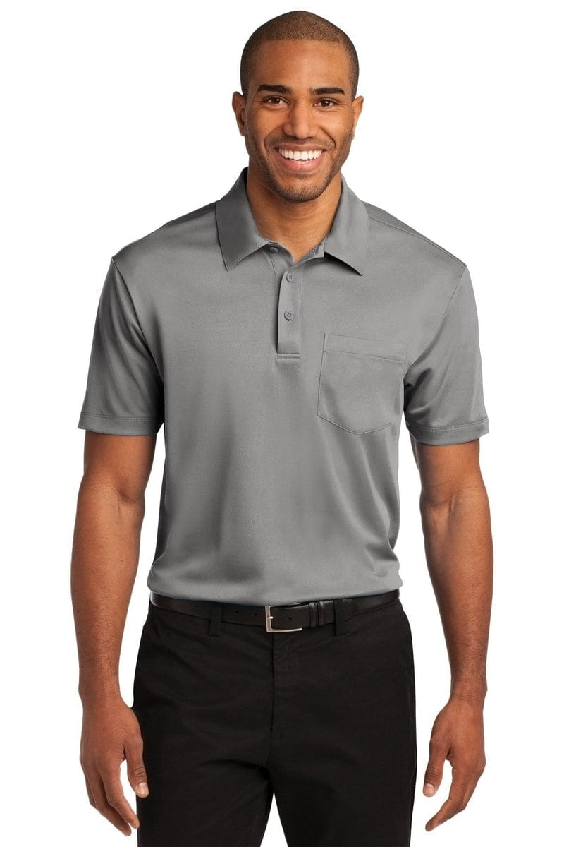 Port Authority Silk Touch Performance Pocket Polo. K540P in 
