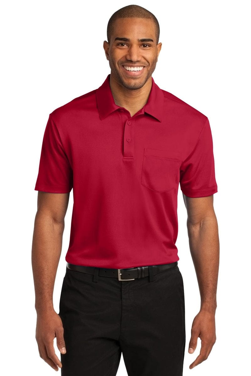 Port Authority Silk Touch Performance Pocket Polo. K540P in 