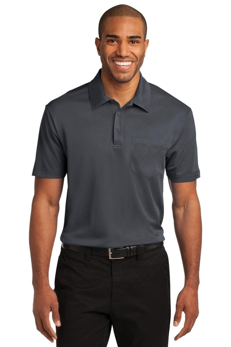 Port Authority Silk Touch Performance Pocket Polo. K540P in 