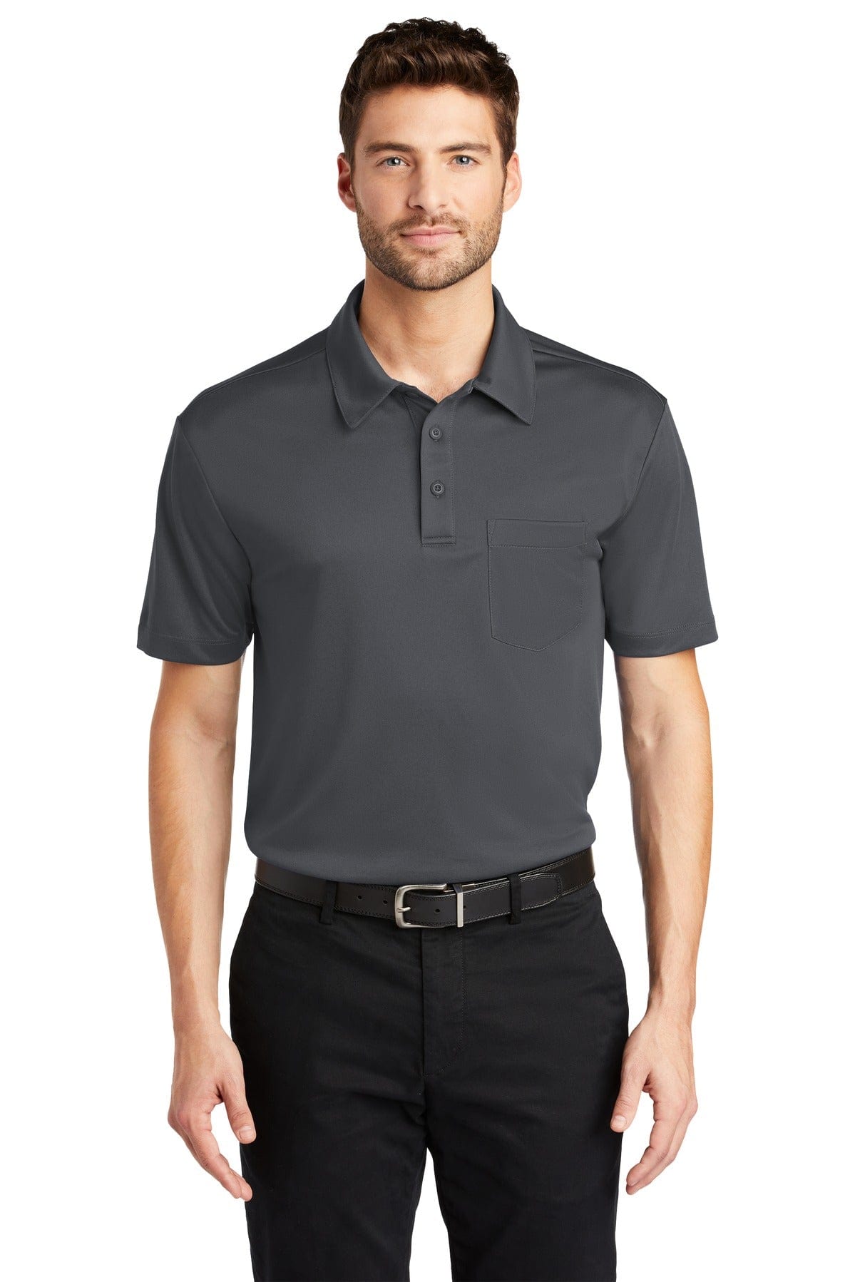 Port Authority Silk Touch Performance Pocket Polo. K540P in 
