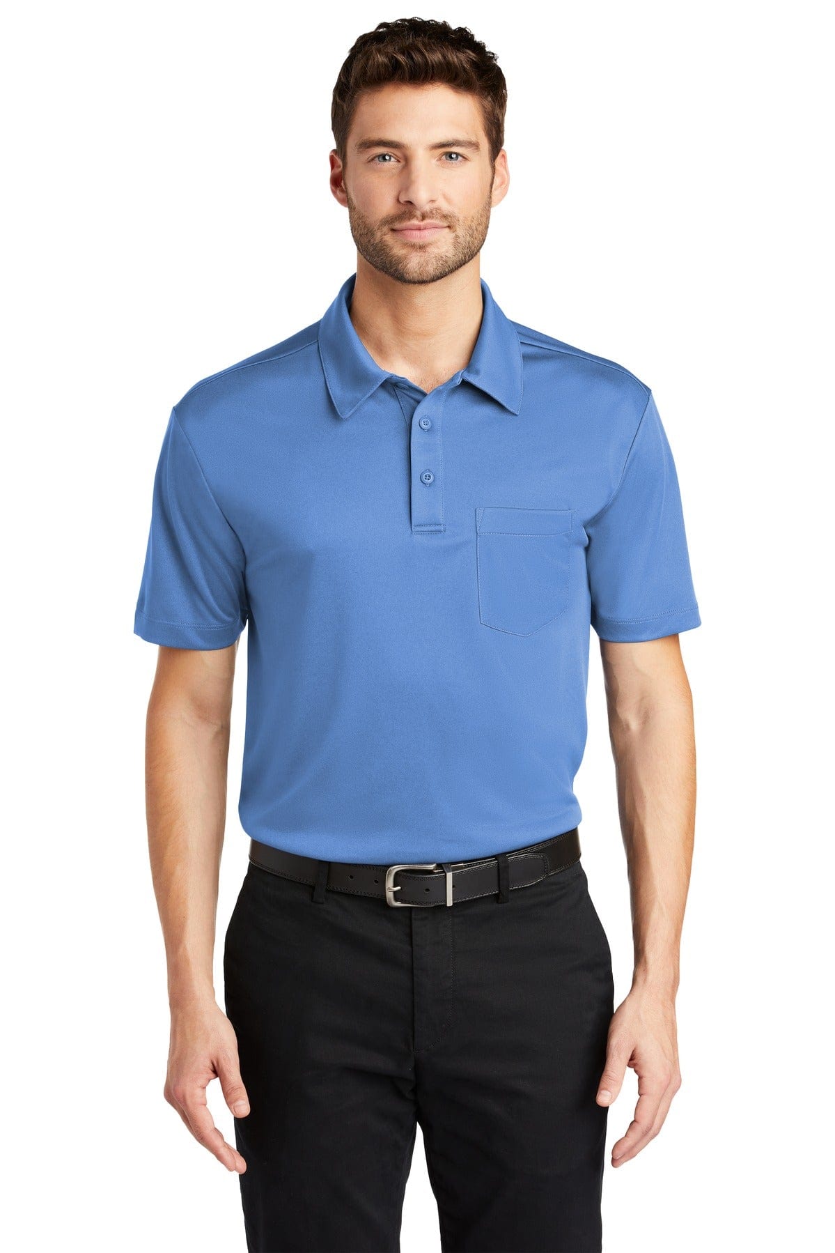 Port Authority Silk Touch Performance Pocket Polo. K540P in 
