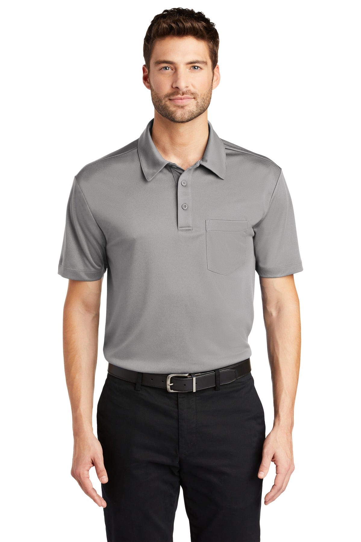 Port Authority Silk Touch Performance Pocket Polo. K540P in 