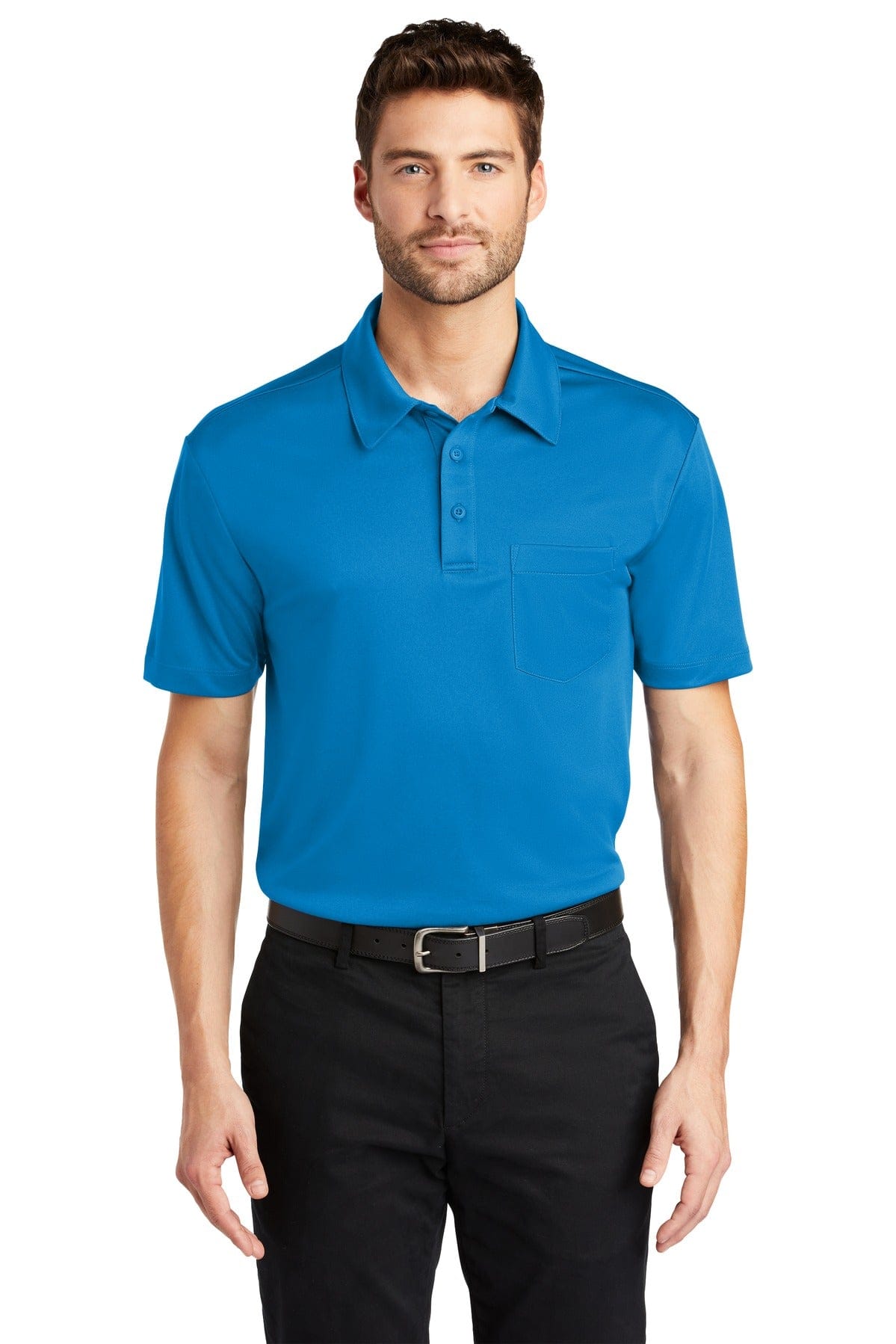 Port Authority Polos/Knits Port Authority Silk Touch Performance Pocket Polo. K540P
