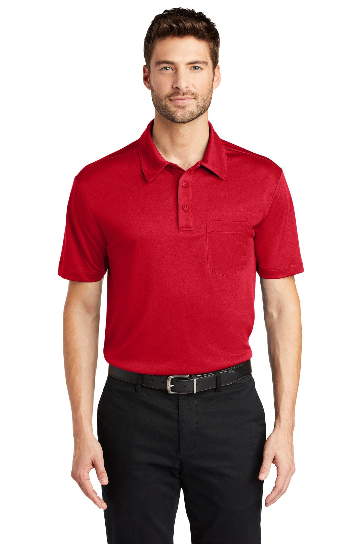 Port Authority Polos/Knits Port Authority Silk Touch Performance Pocket Polo. K540P