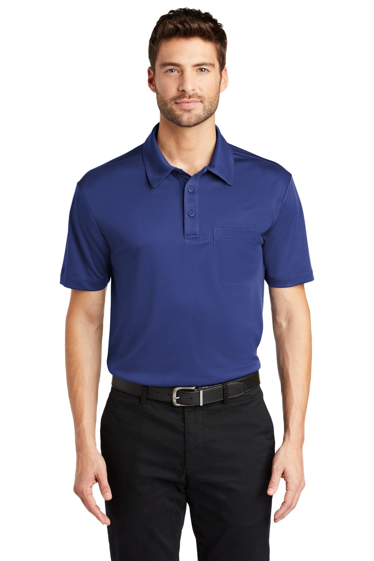 Port Authority Polos/Knits Port Authority Silk Touch Performance Pocket Polo. K540P