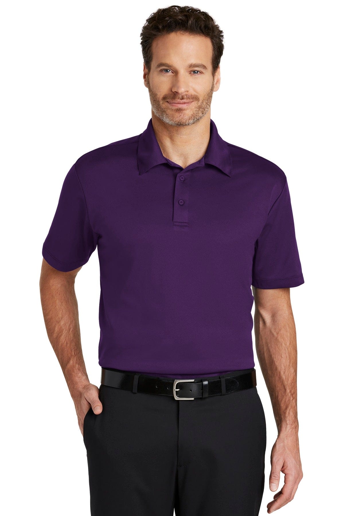 Port Authority Polos/Knits XS / Bright Purple Port Authority Silk Touch Performance Polo. K540