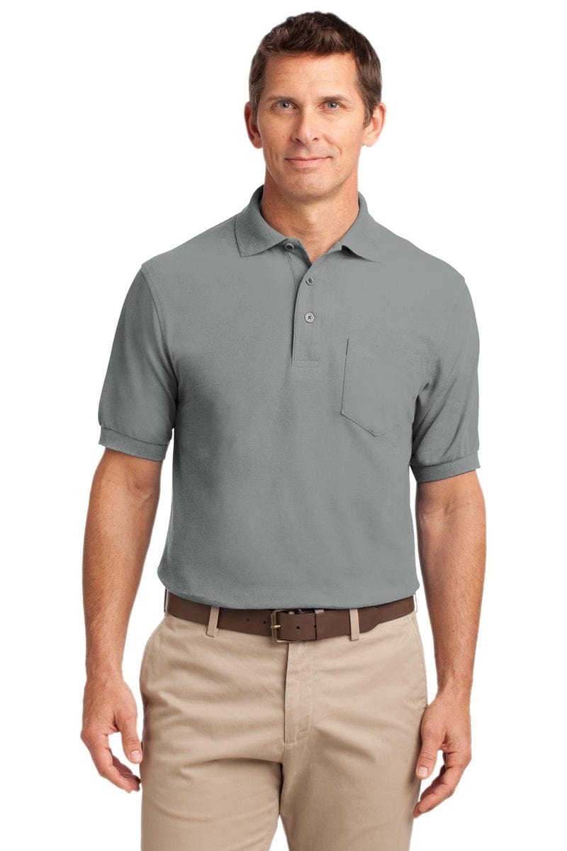 Port Authority Silk Touch Polo with Pocket. K500P in 