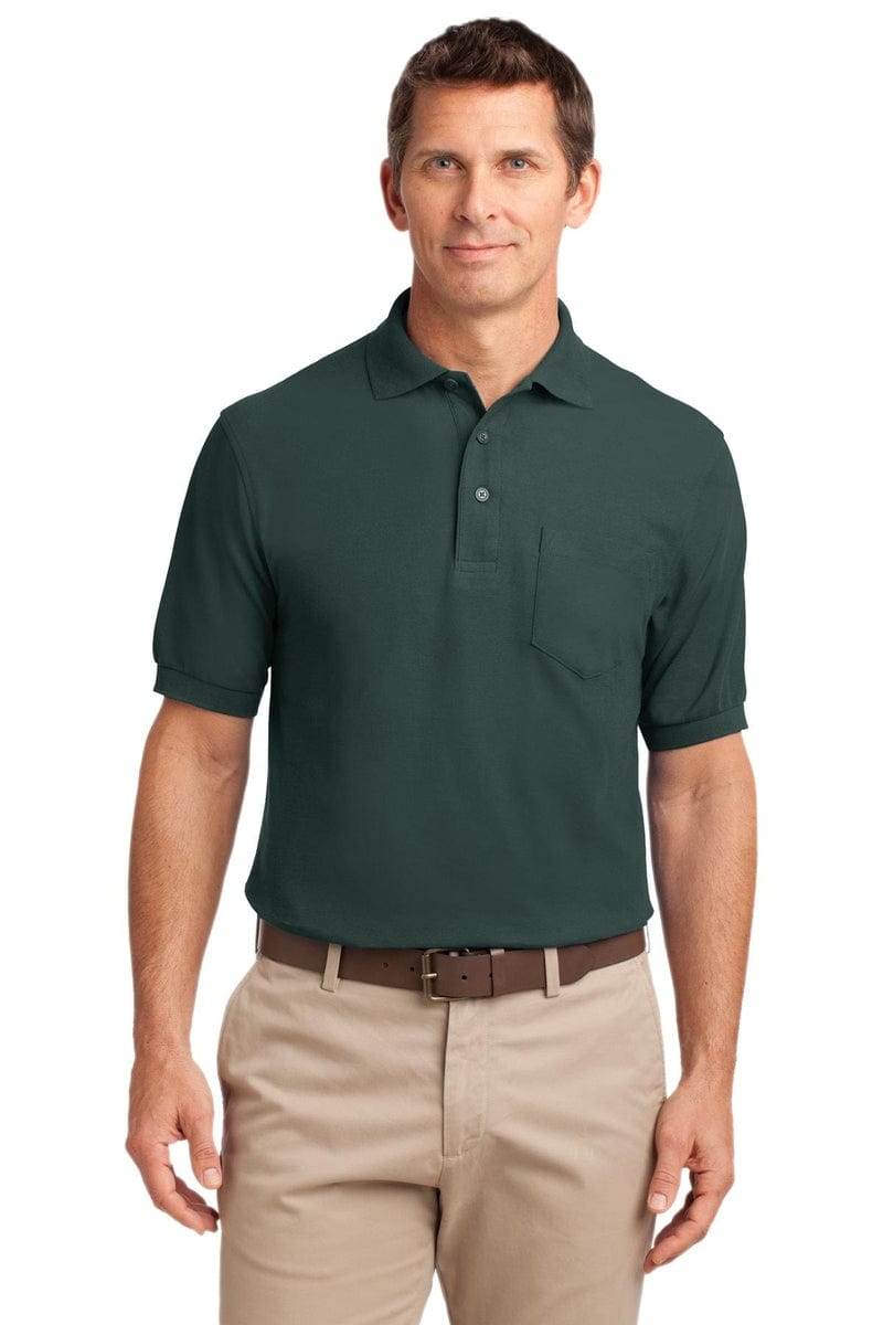 Port Authority Silk Touch Polo with Pocket. K500P in 