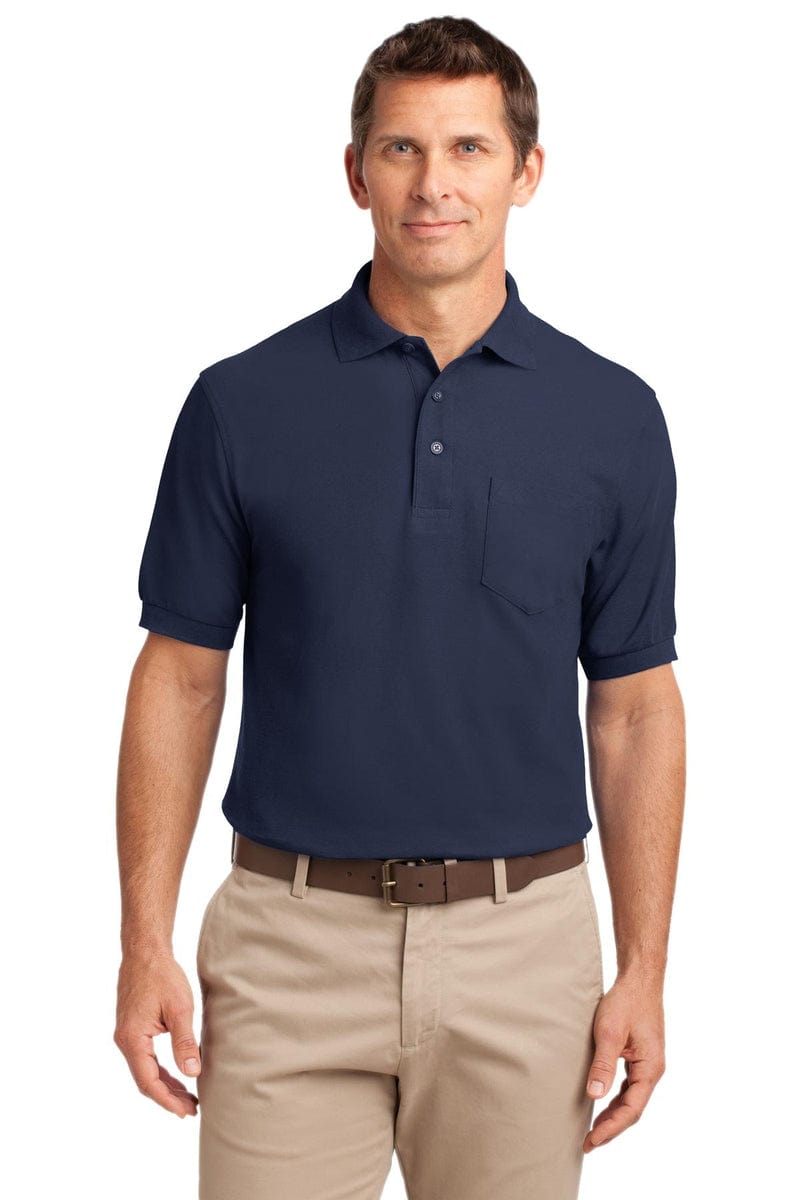 Port Authority Silk Touch Polo with Pocket. K500P in 