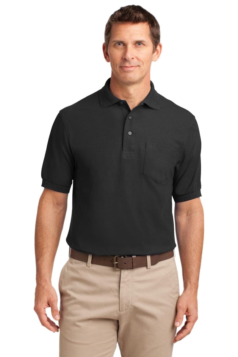 Port Authority Silk Touch Polo with Pocket. K500P in 