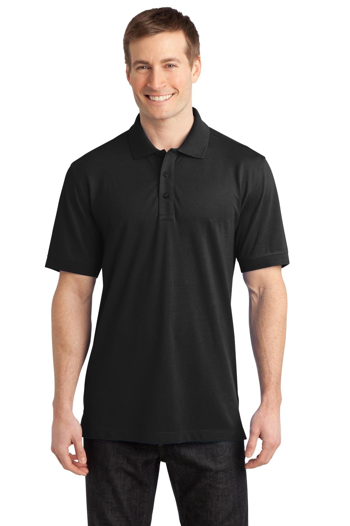 Port Authority Polos/Knits Port Authority Stretch Pique Polo. K555
