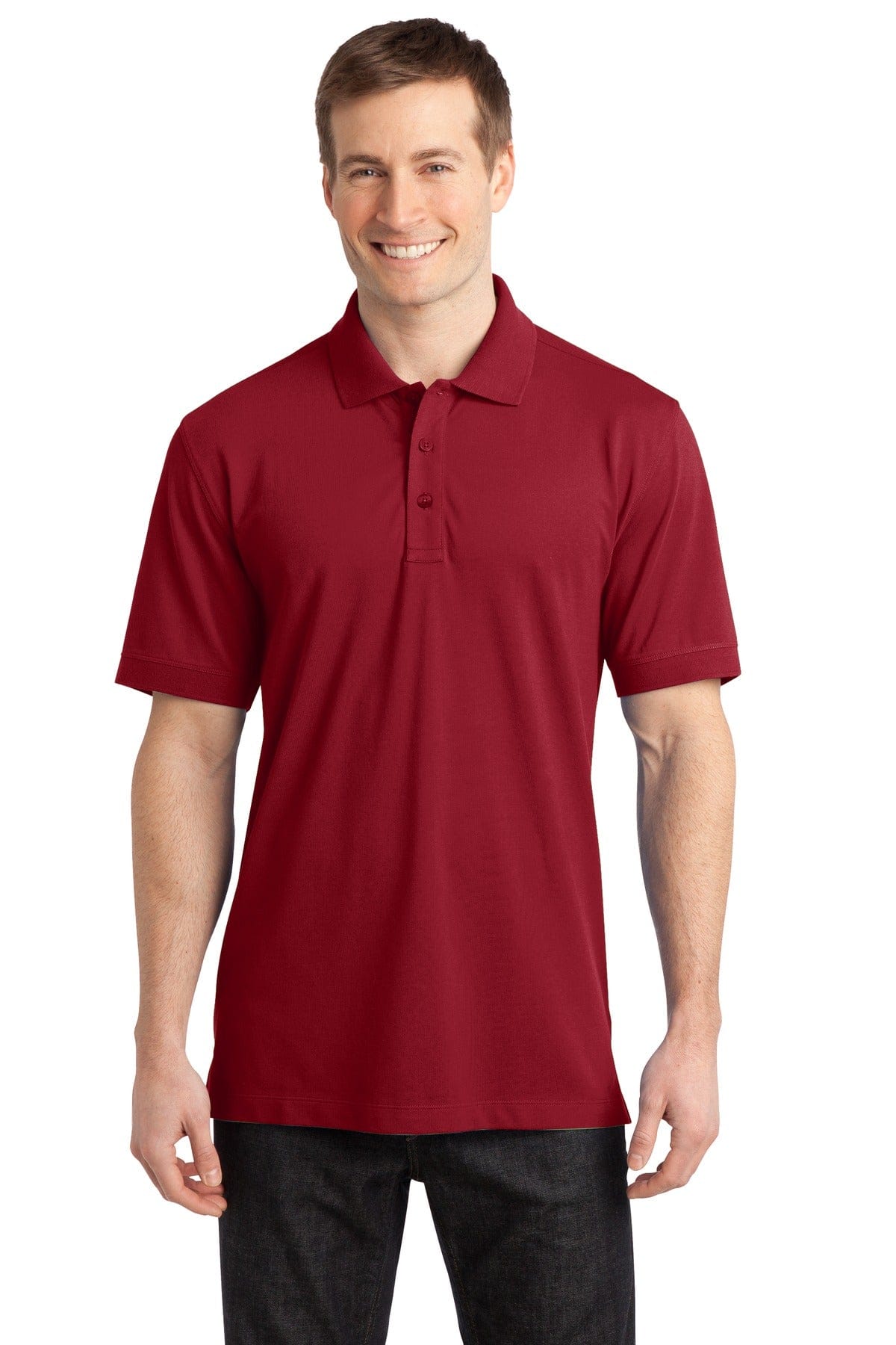 Port Authority Polos/Knits Port Authority Stretch Pique Polo. K555