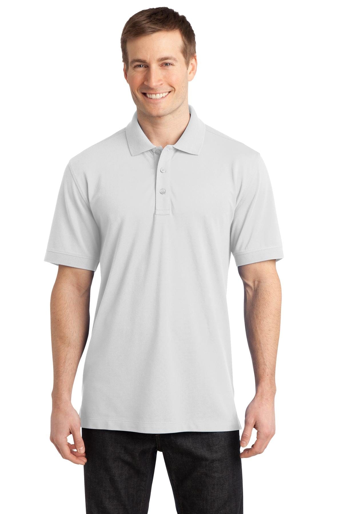 Port Authority Polos/Knits Port Authority Stretch Pique Polo. K555