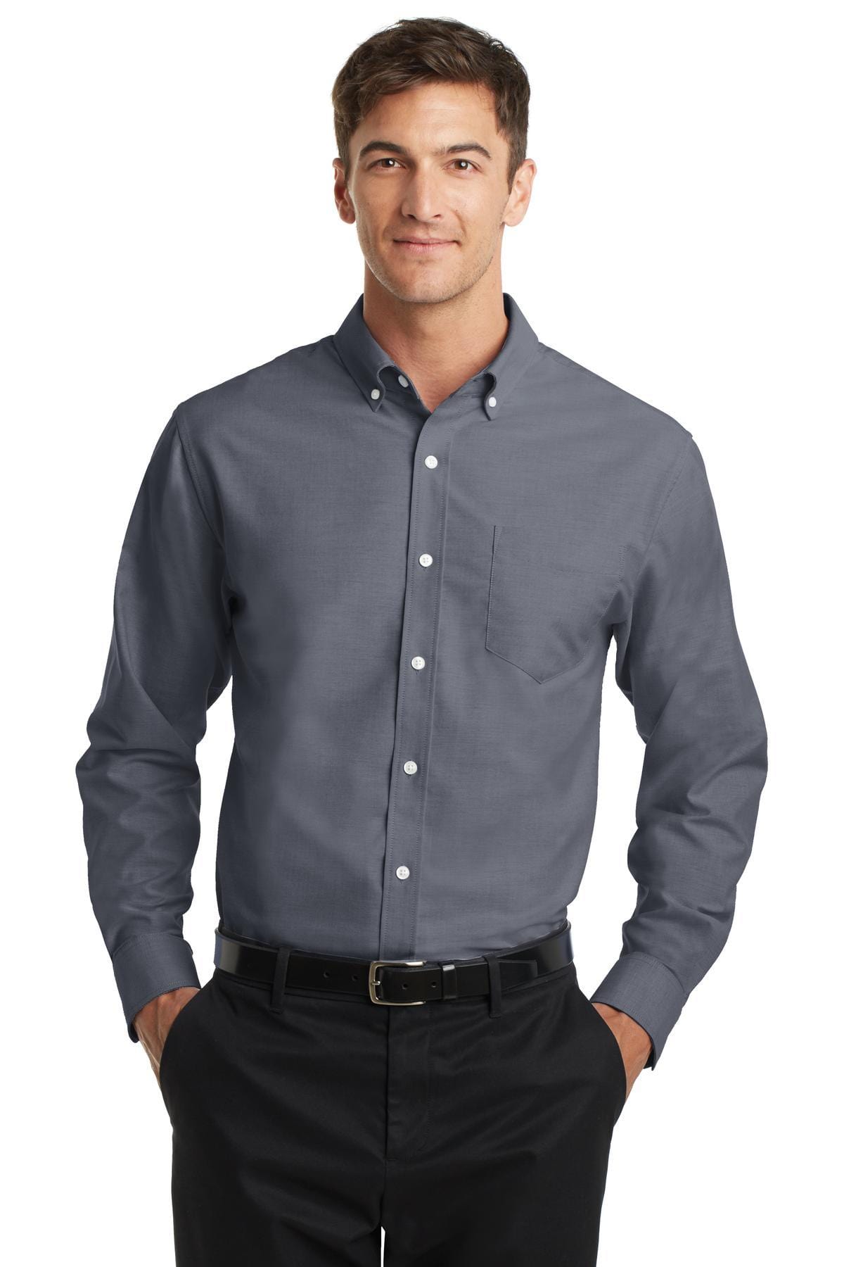 Port Authority SuperPro Oxford Shirt. S658 in 