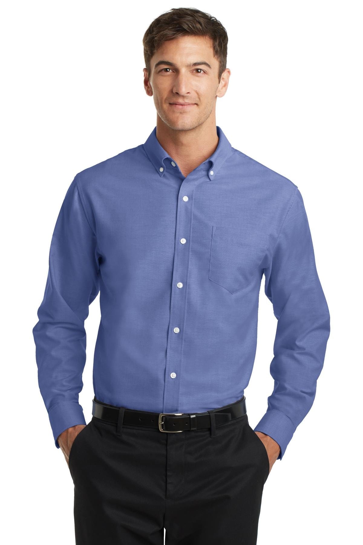 Port Authority SuperPro Oxford Shirt. S658 in 