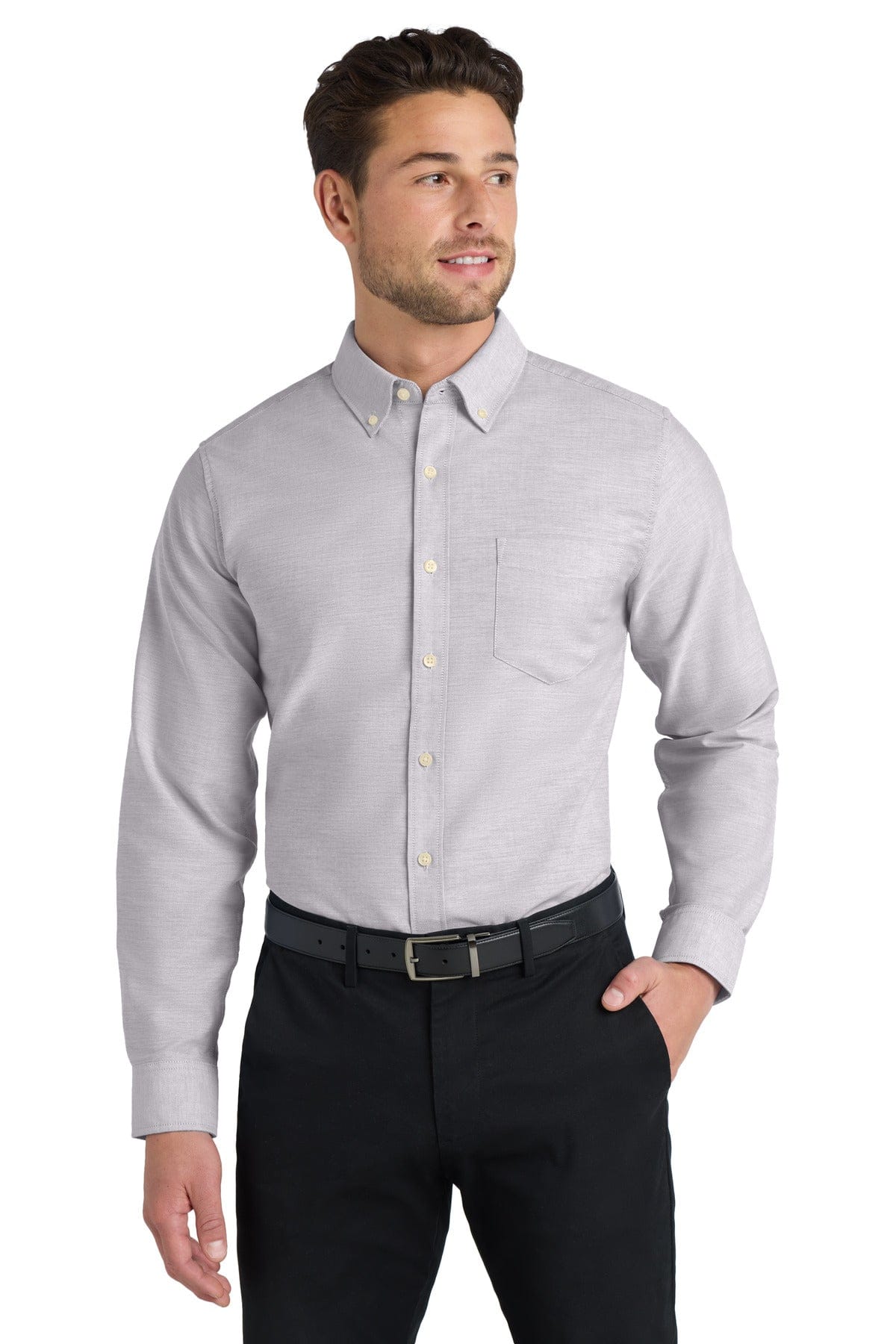 Port Authority SuperPro Oxford Shirt. S658 in 