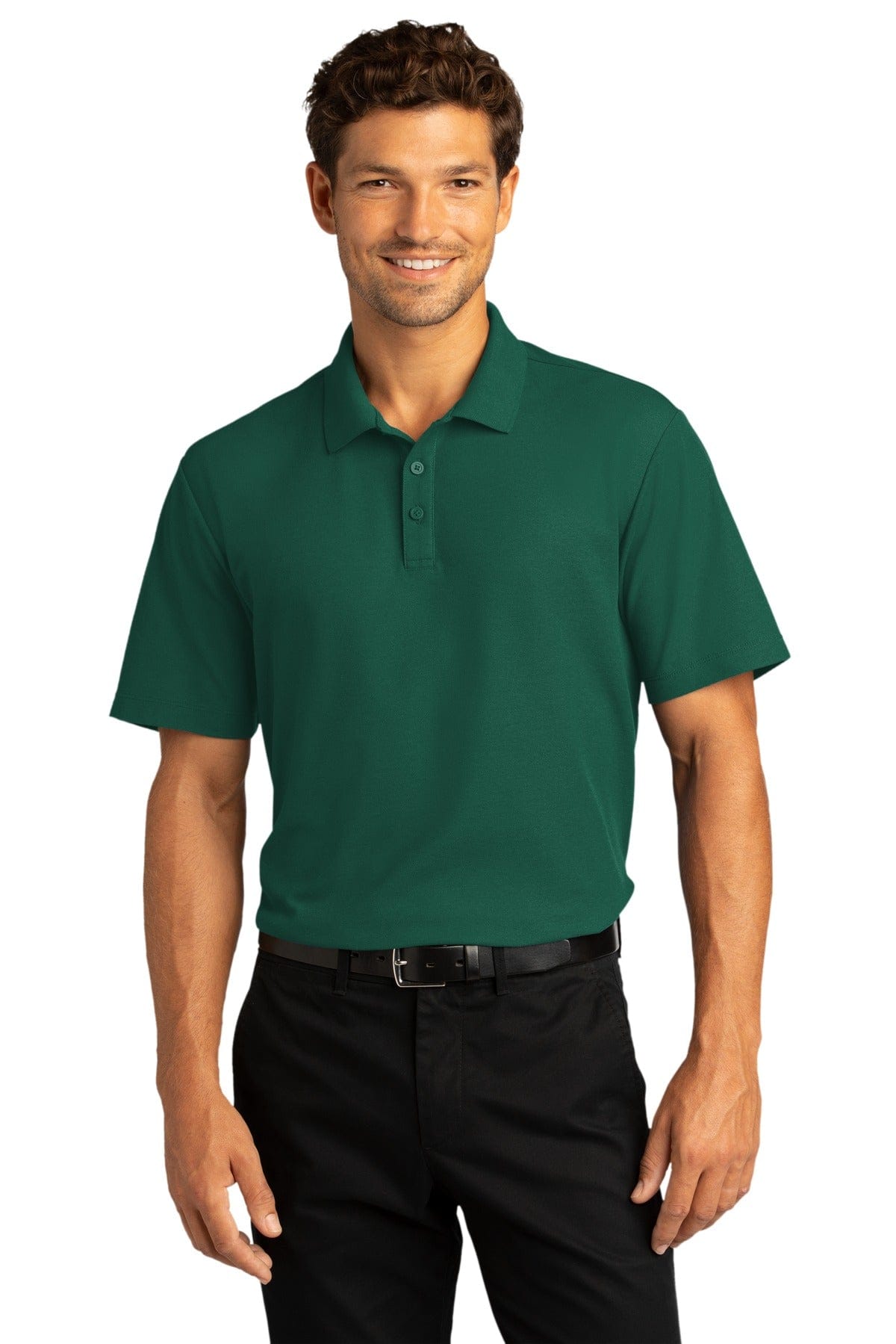 Port Authority Polos/Knits XS / Marine Green Port Authority SuperPro React Polo. K810