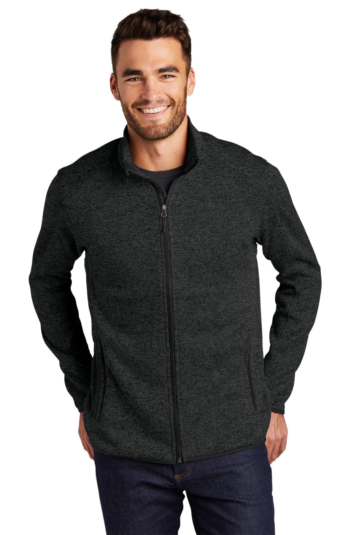 Port Authority Sweater Fleece Jacket. F232 in 