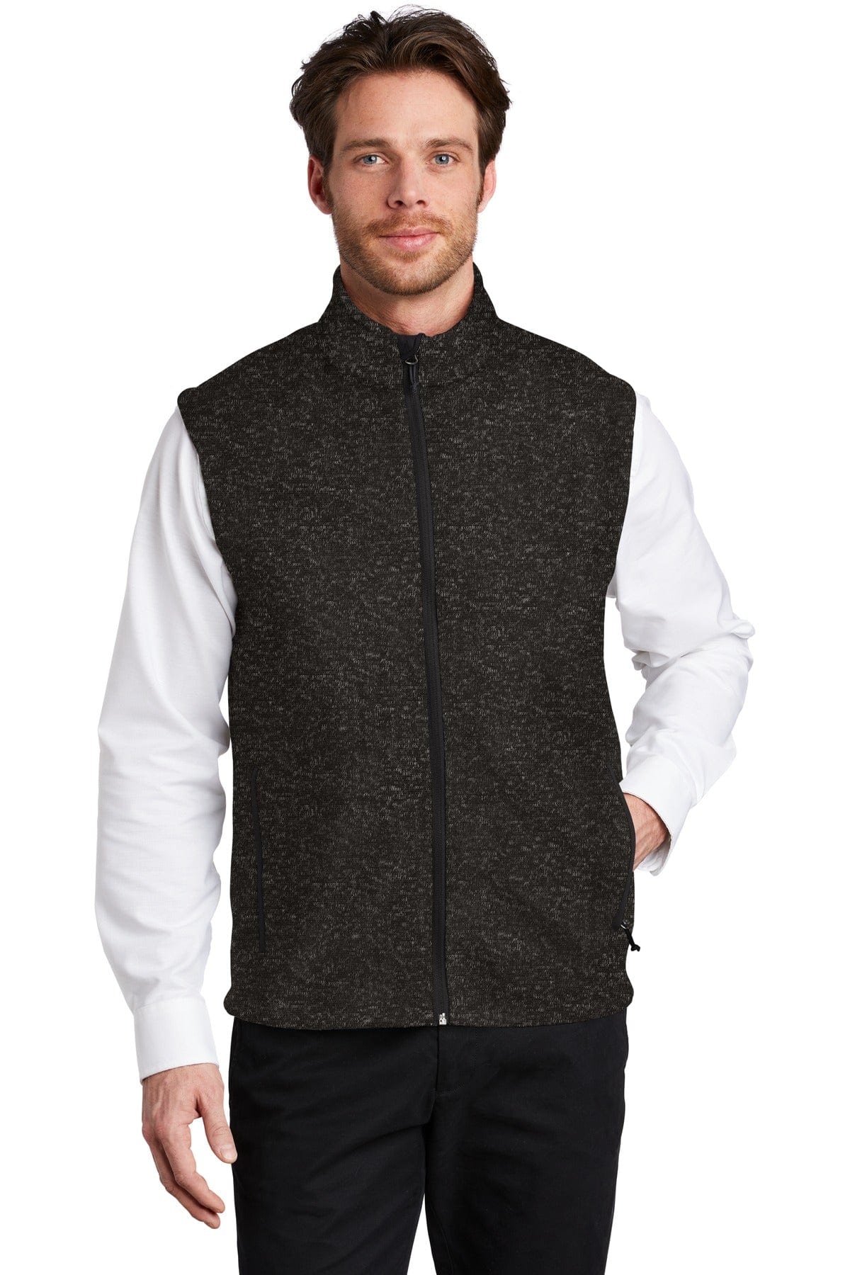 Port Authority Sweater Fleece Vest F236 in 