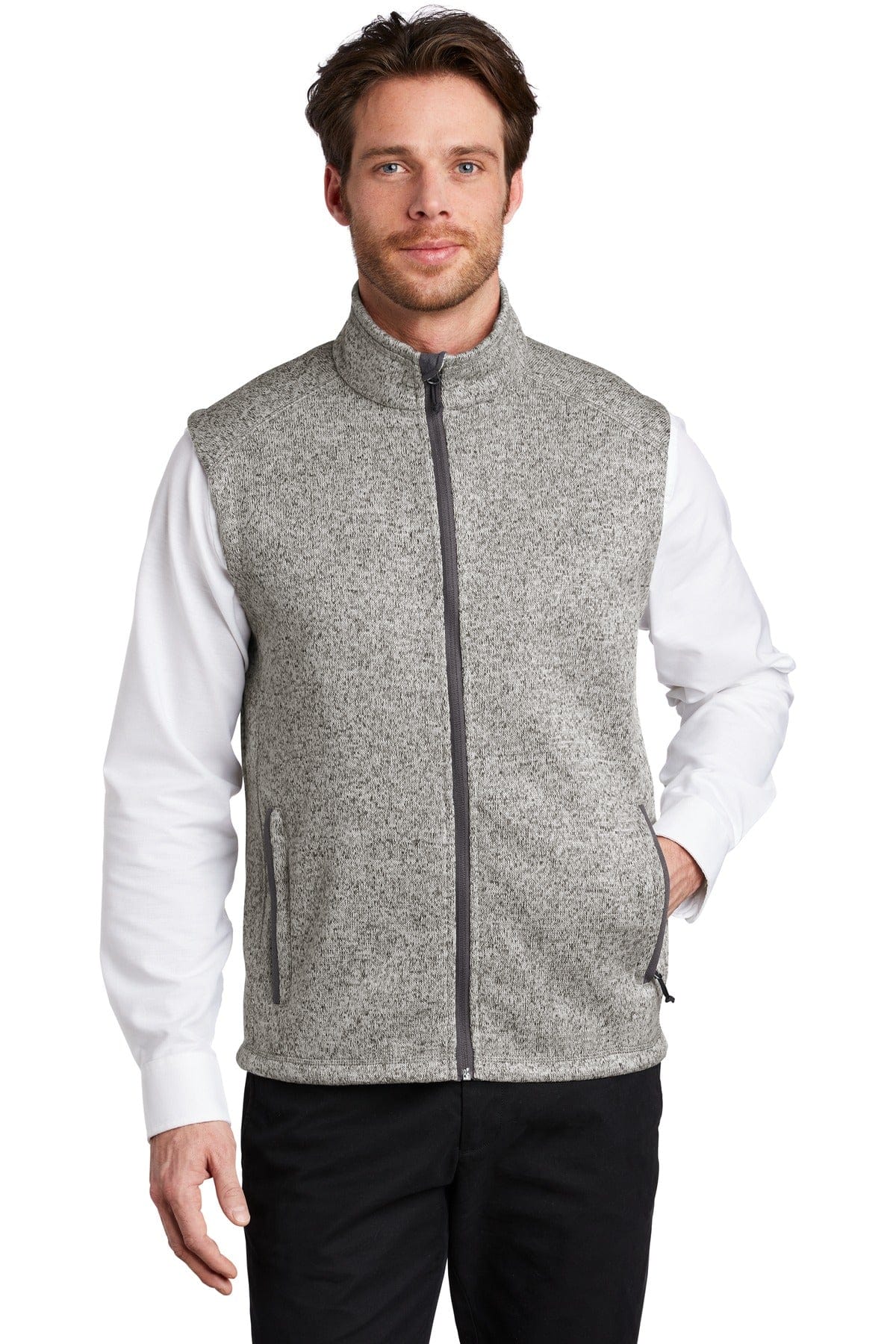 Port Authority Sweater Fleece Vest F236 in 