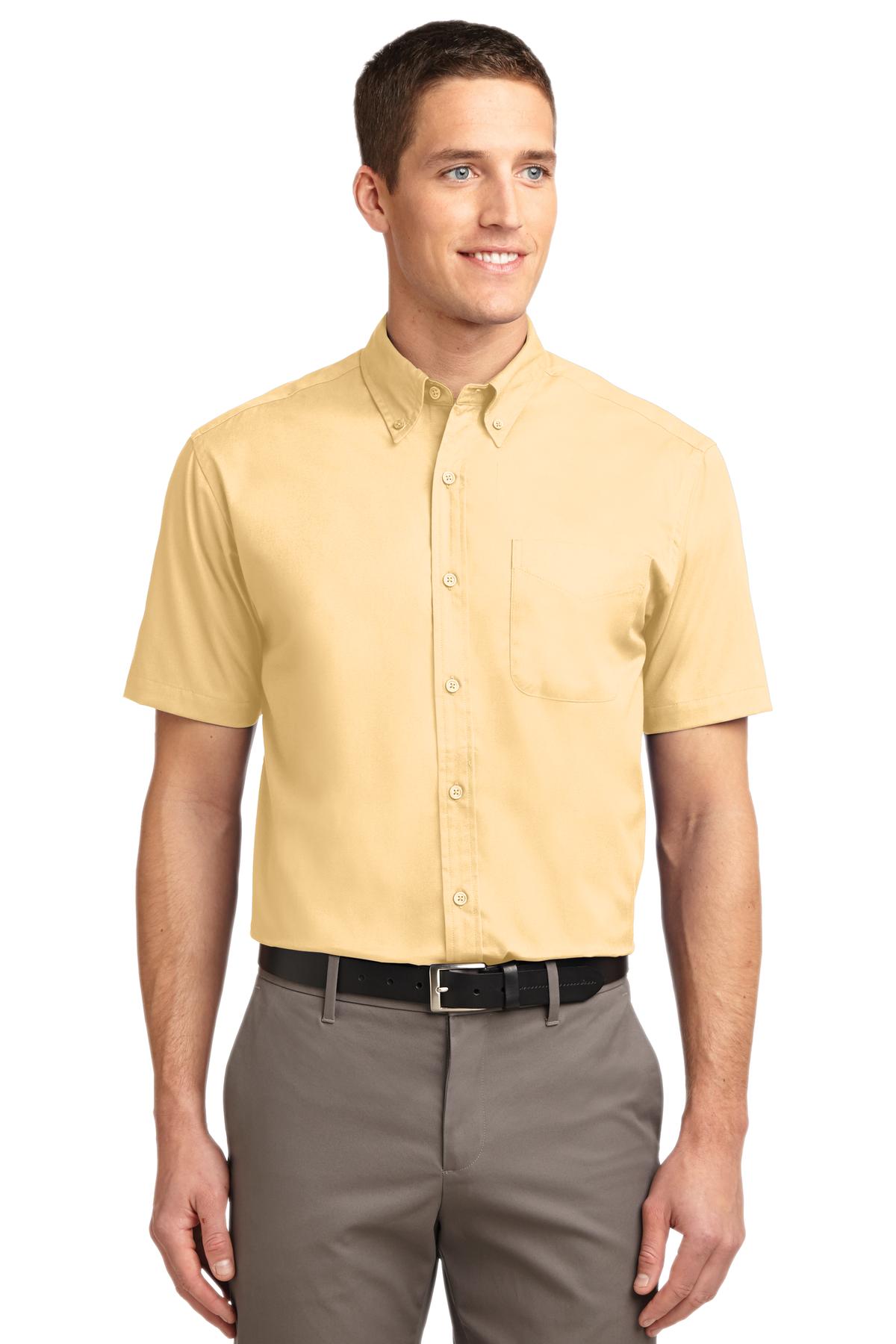 Port Authority Tall Short Sleeve Easy Care Shirt. TLS508, Basic Colors in 