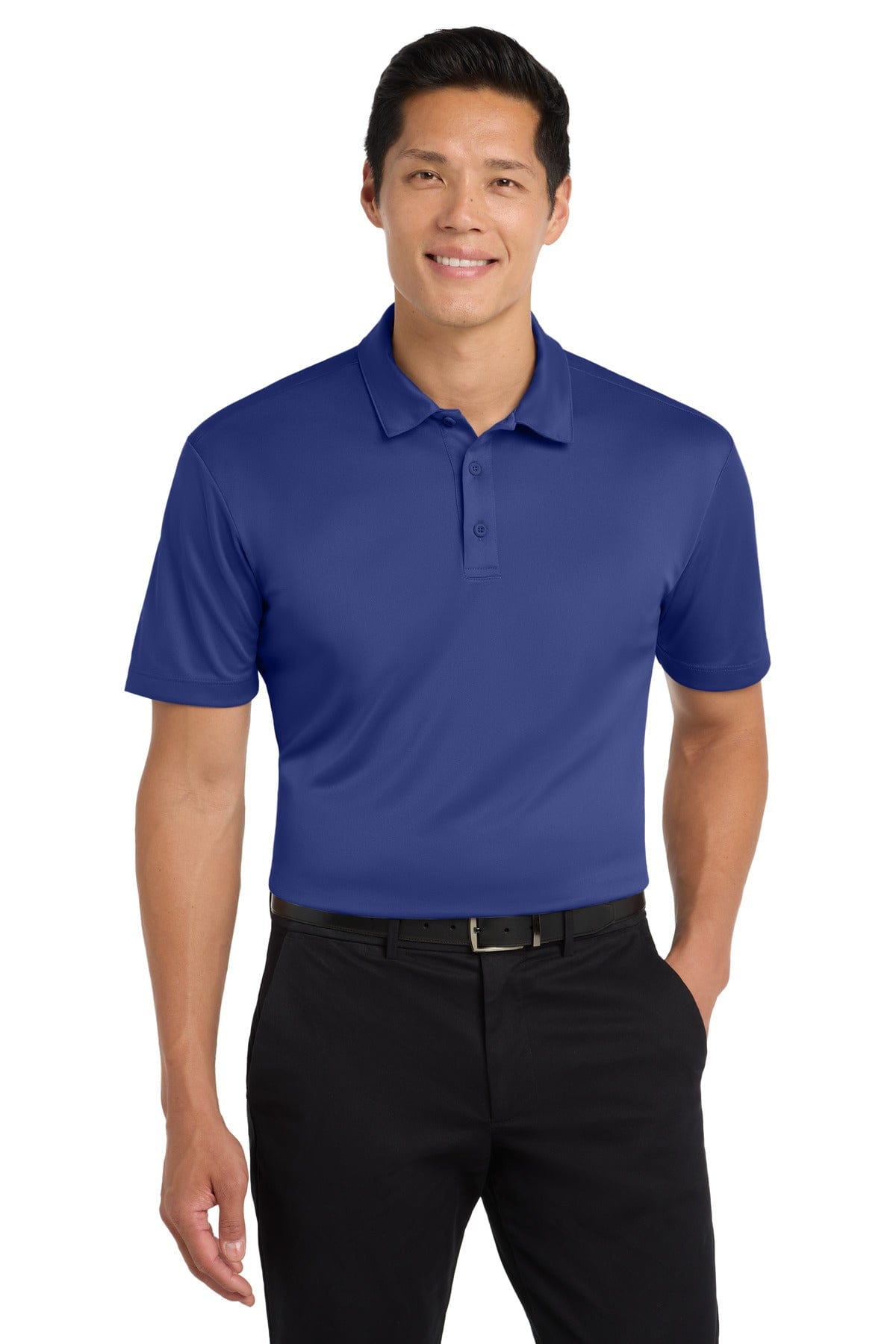 Port Authority Polos/Knits LT / Royal Port Authority Tall Silk Touch Performance Polo. TLK540