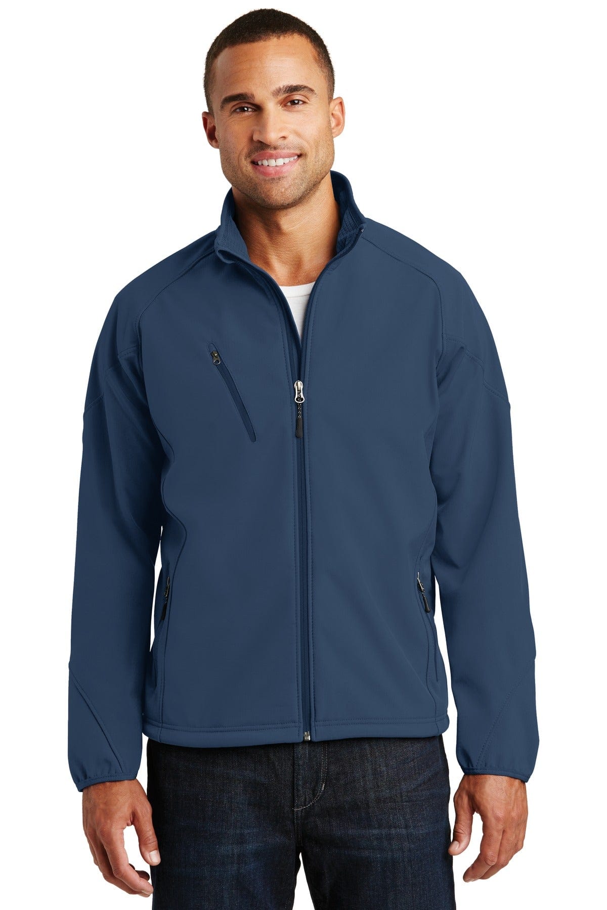 Port Authority Textured Soft Shell Jacket. J705 in 