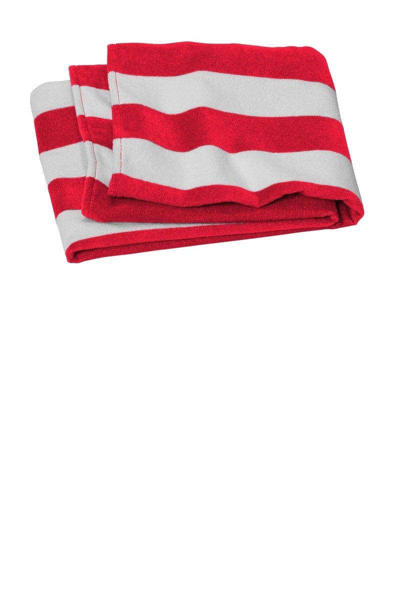 Port Authority Value Cabana Stripe Beach Towel PT45 in 