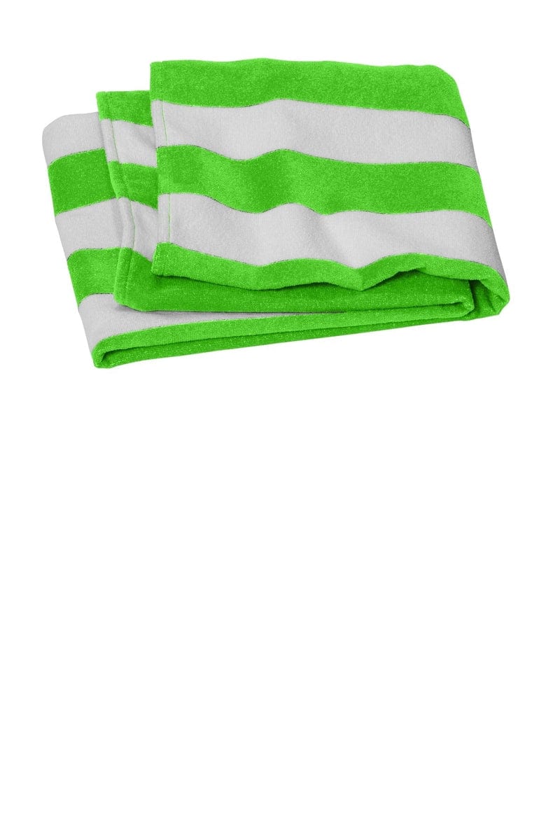 Port Authority Value Cabana Stripe Beach Towel PT45 in 