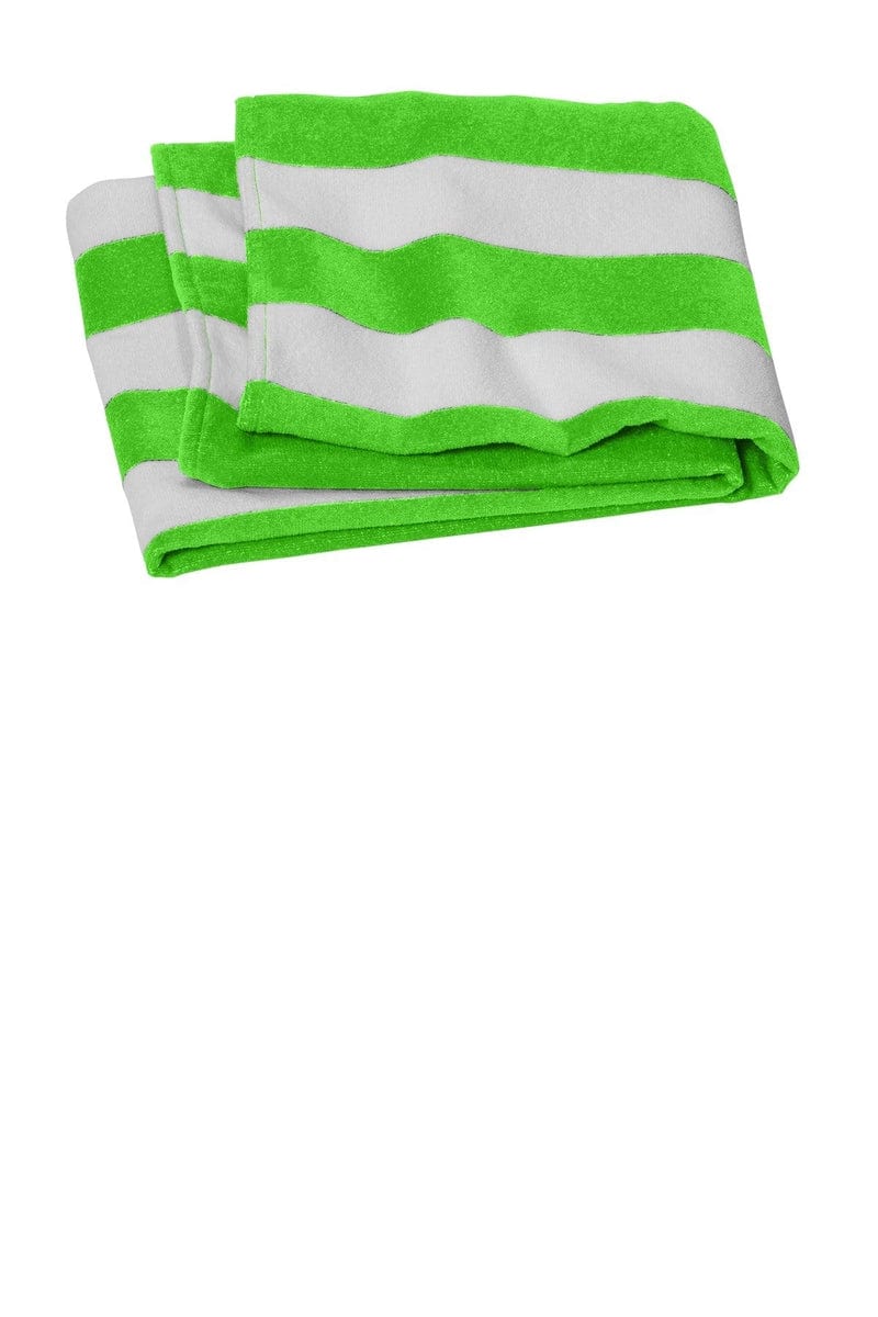 Port Authority Value Cabana Stripe Beach Towel PT45 in 