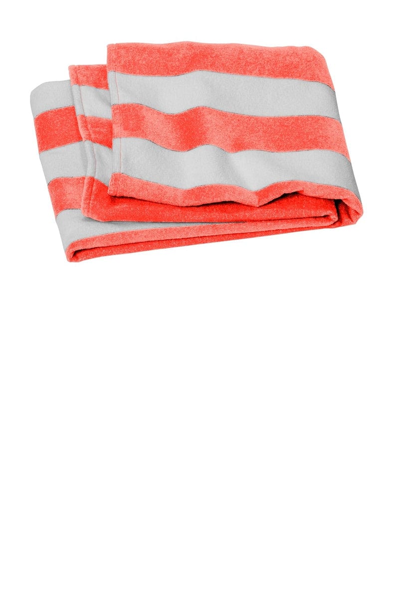 Port Authority Value Cabana Stripe Beach Towel PT45 in 