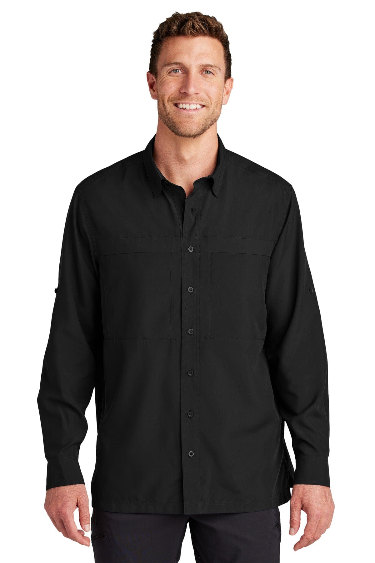 Port Authority W960 Long Sleeve UV Daybreak Shirt in 