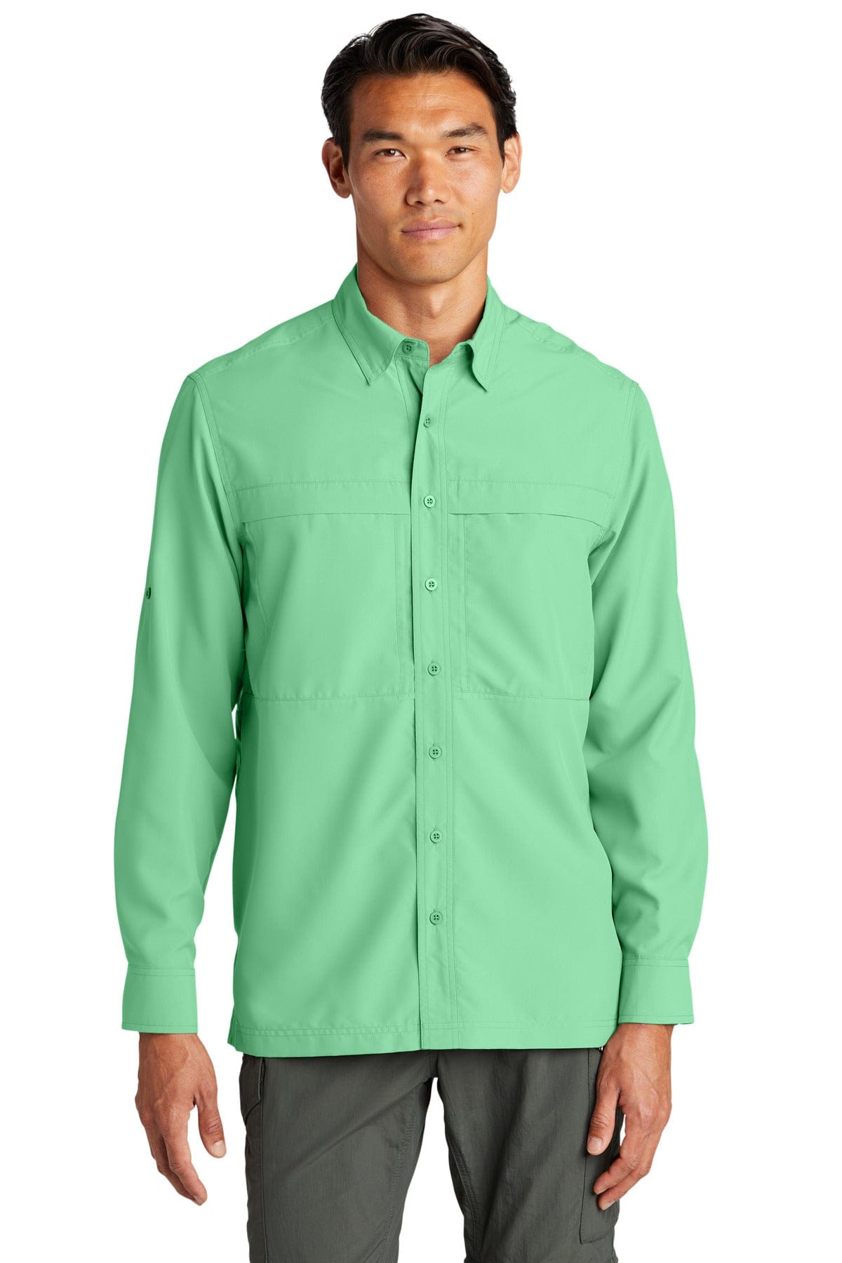 Port Authority W960 Long Sleeve UV Daybreak Shirt in 
