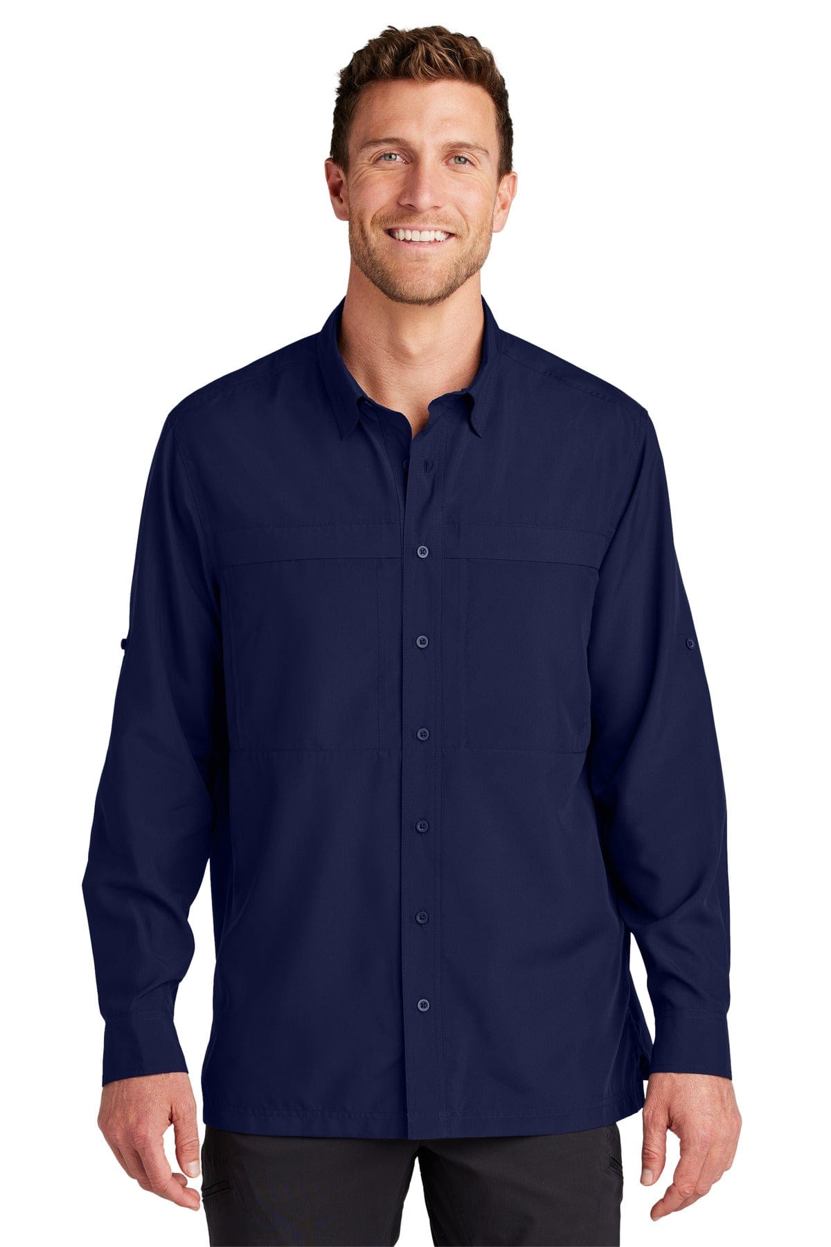 Port Authority W960 Long Sleeve UV Daybreak Shirt in 