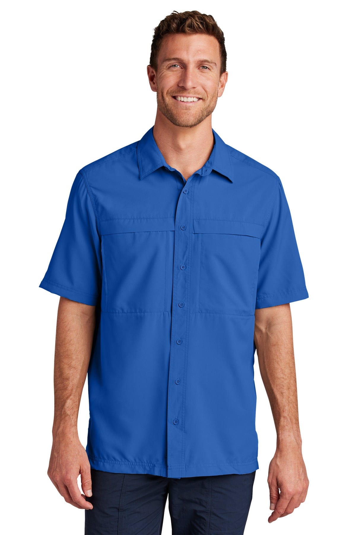 Port Authority W961 Short Sleeve UV Daybreak Shirt in 