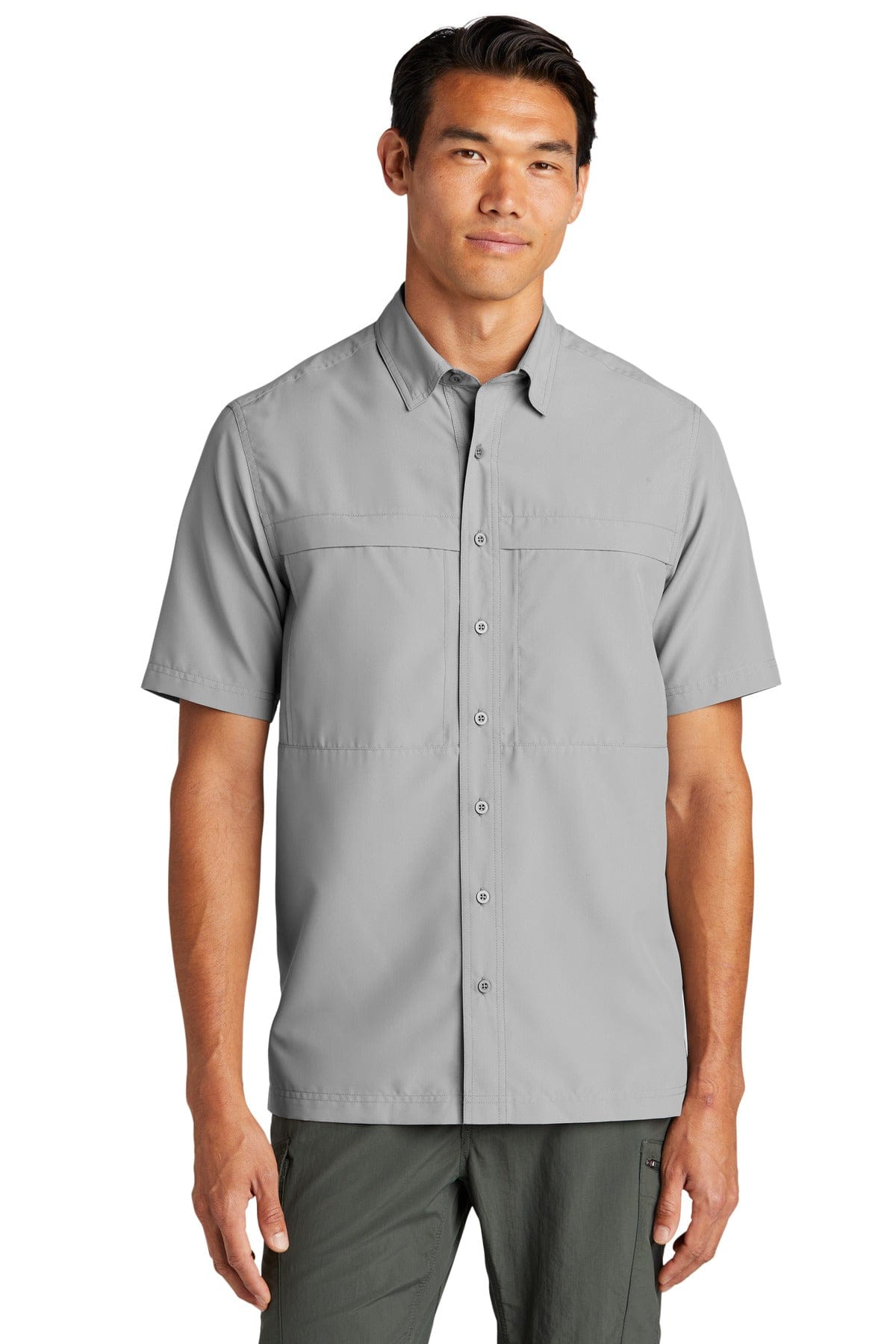 Port Authority Woven Shirts XS / Gusty Grey Port Authority W961 Short Sleeve UV Daybreak Shirt