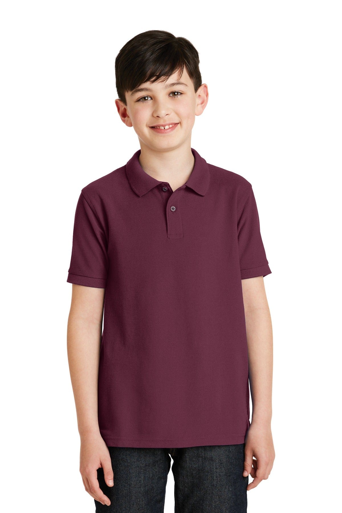 Port Authority Polos/Knits Port Authority Youth Silk Touch Polo. Y500