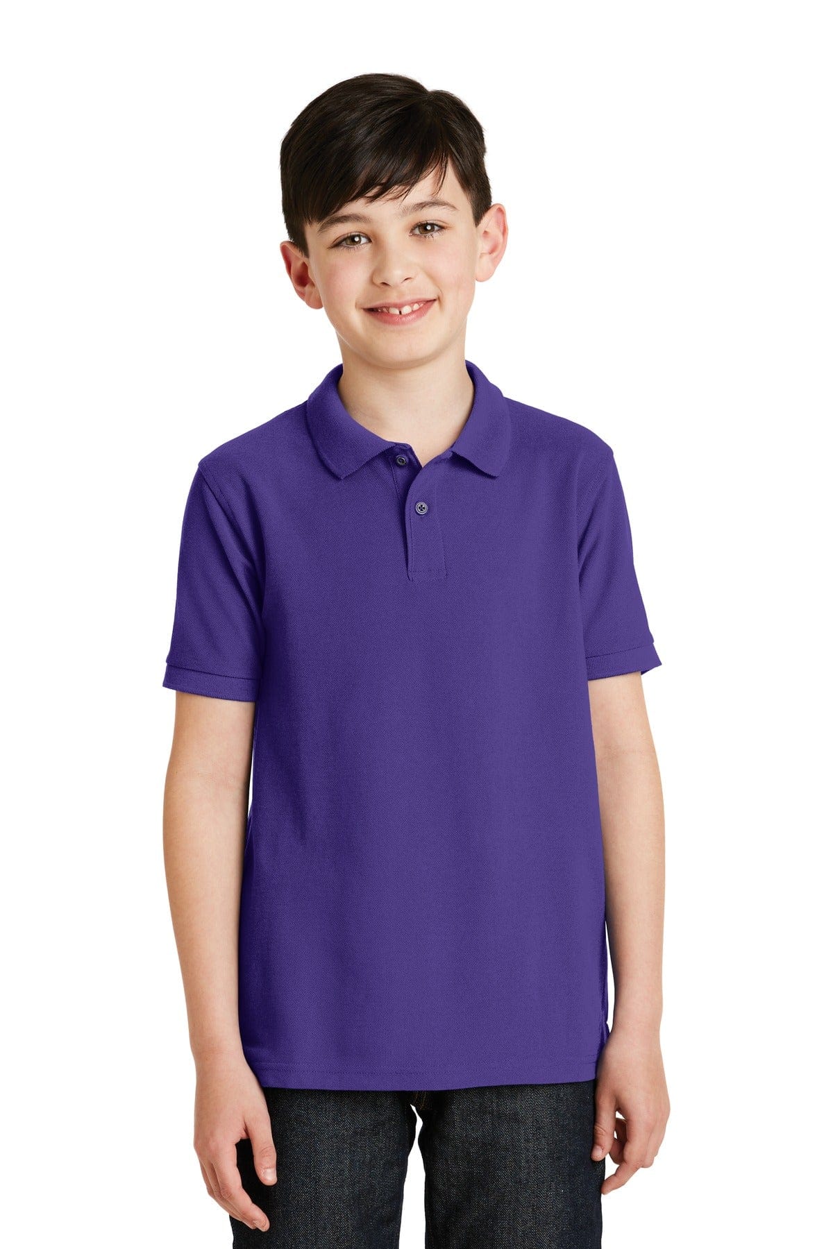 Port Authority Polos/Knits Port Authority Youth Silk Touch Polo. Y500