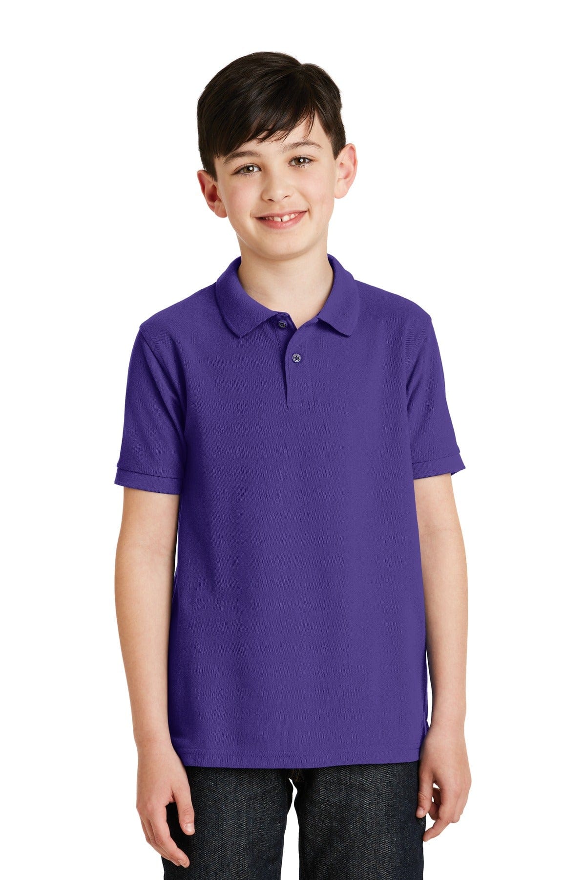 Port Authority Youth Silk Touch Polo. Y500 in 